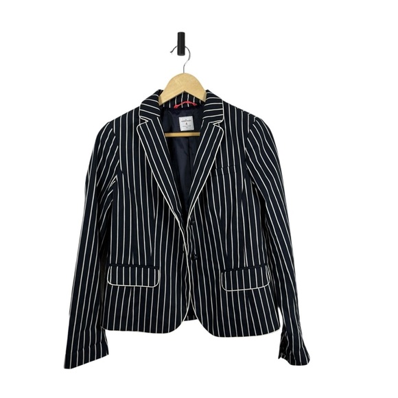 Gap Women’s The Academy Blazer in Navy/White Stripe Size 4 - Picture 3 of 9